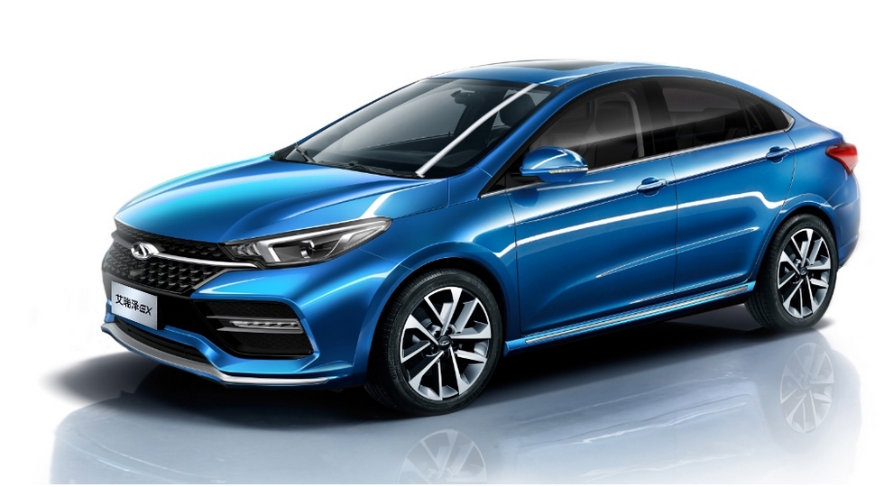 З'явилися офіційні знімки салону нового седана Chery Arrizo GX