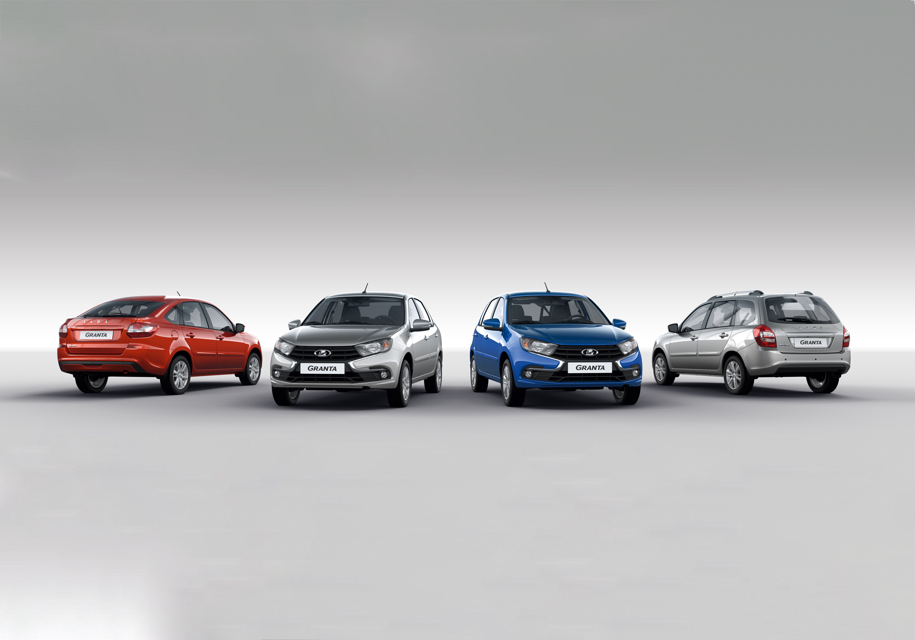 Оновлене сімейство Lada Granta достроково розсекречено