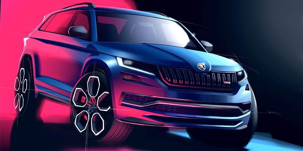 Офіційно розсекречено дизайн найшвидшої Skoda Kodiaq