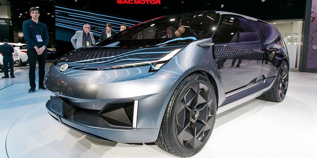 Неймовірний електричний мінівен від GAC представлений у Детройті