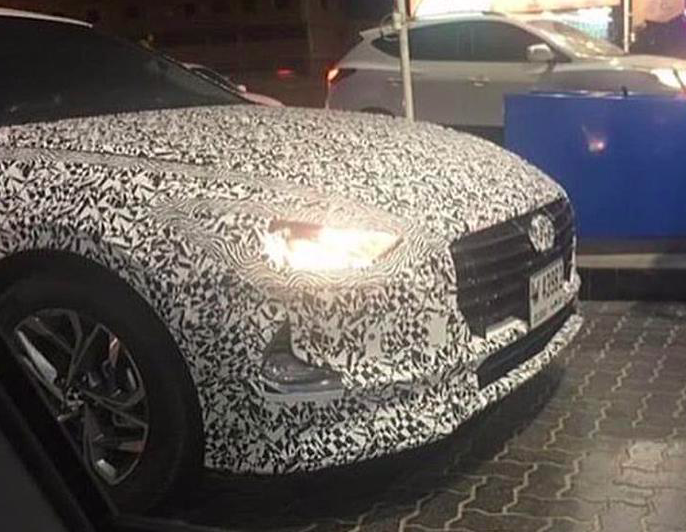 Папарацці спіймали нову Hyundai Sonata з дуже великими ліхтарями