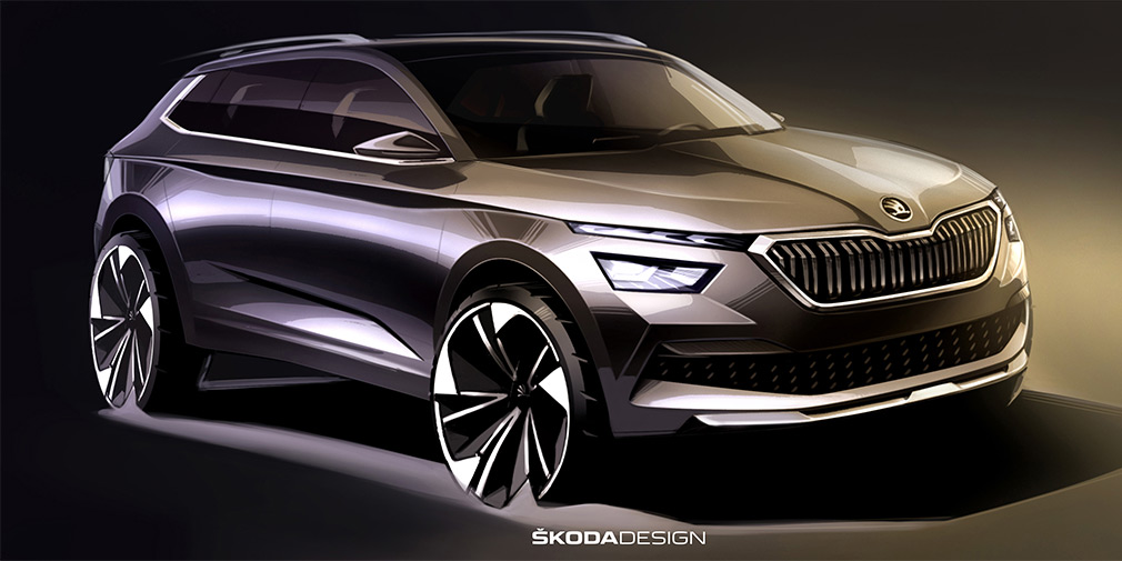 Skoda продемонструвала зовнішній вигляд новенького компактного SUV для Європи