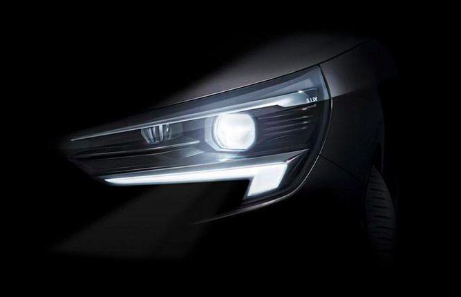 Opel Corsa нового зразка показала свою матричну LED-фару