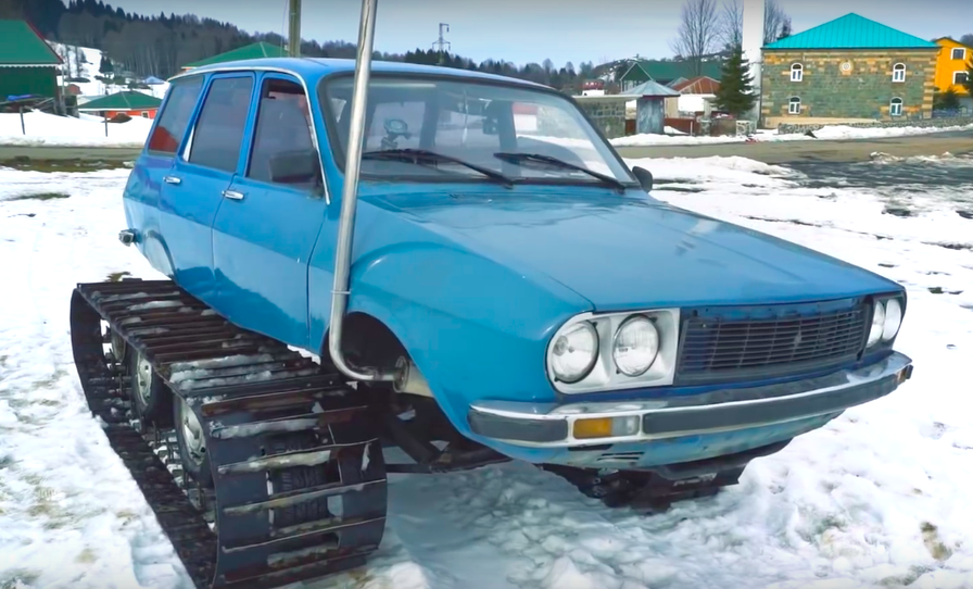 В Туреччині з універсала Renault 12 створили вездеход на гусеницях (ВІДЕО)