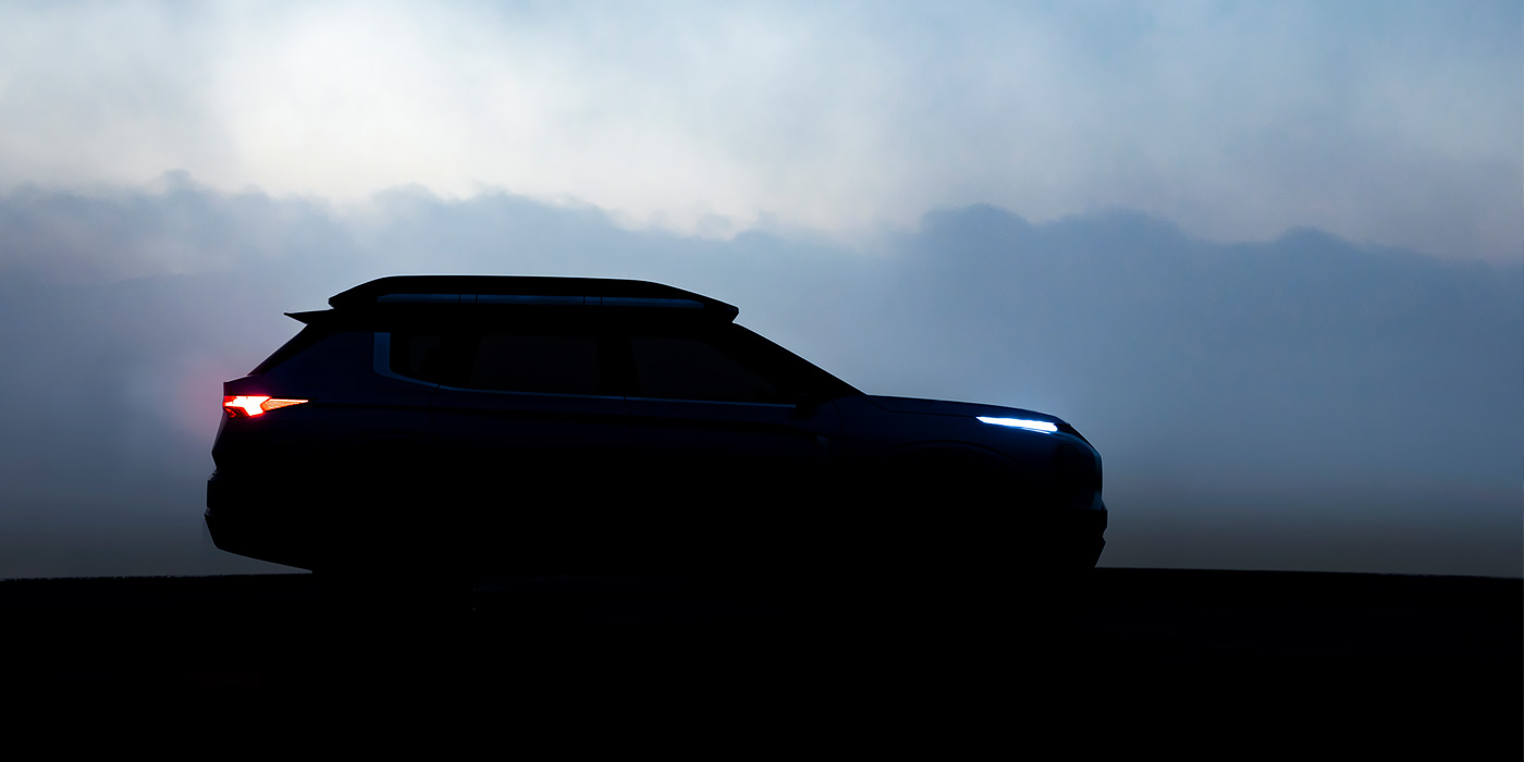 Показано силует новітнього SUV від Mitsubishi
