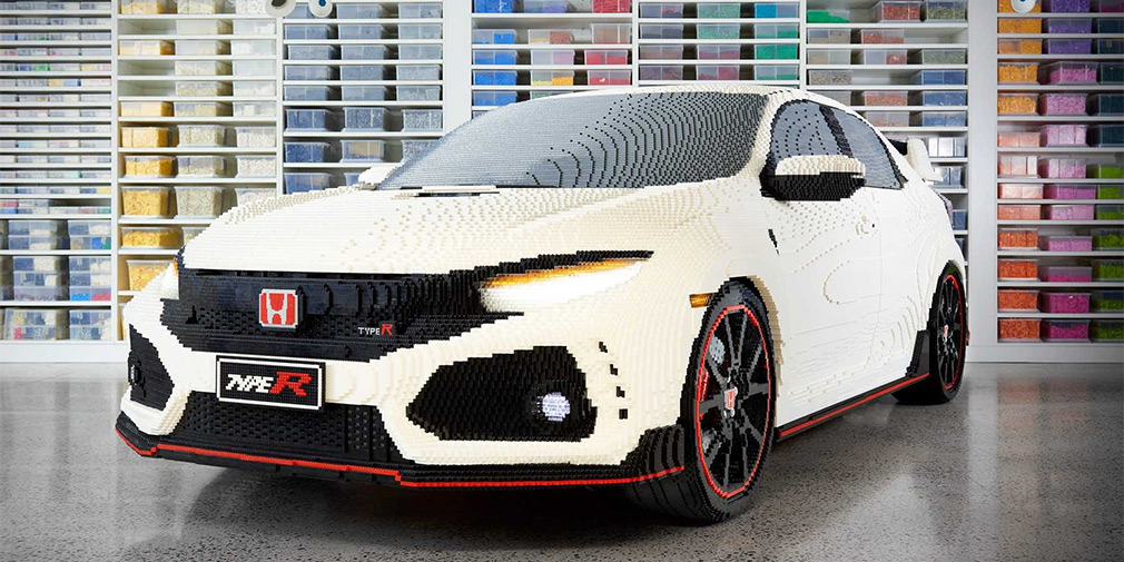 Що можна зробити з Lego: Honda зібрала повнорозмірний хот-хетч Civic Type R (ВІДЕО)