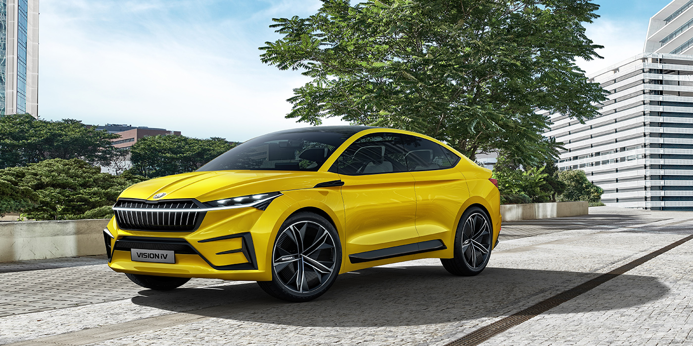 Skoda розповіла, яким дизайном обзаведуться серійні електрокари