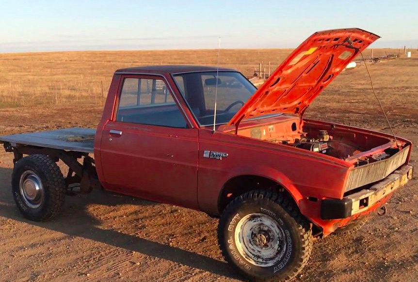 Як їздить пікап Ram з двигуном від газонокосилки? ВІДЕО