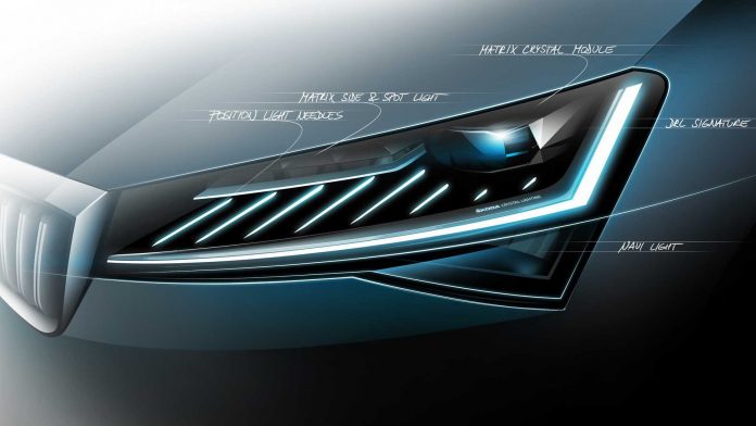 Skoda Superb отримала нову світлодіодну оптику (ВІДЕО)