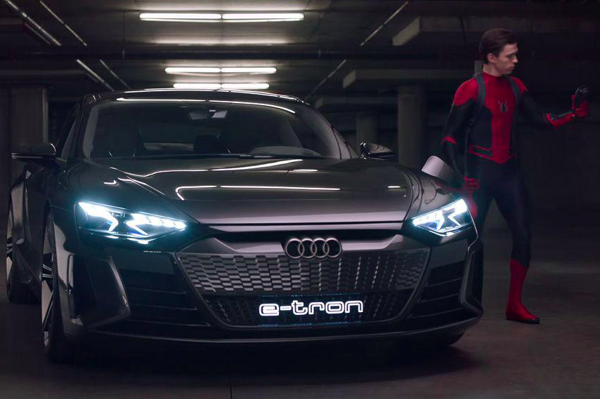 У короткометражному кіно з Людиною-павуком героєм став Audi e-tron GT (ВІДЕО)