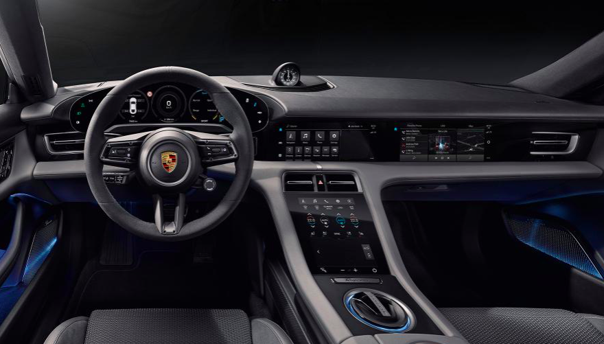 В салоні Porsche Taycan з'являться одразу п'ять дисплеїв