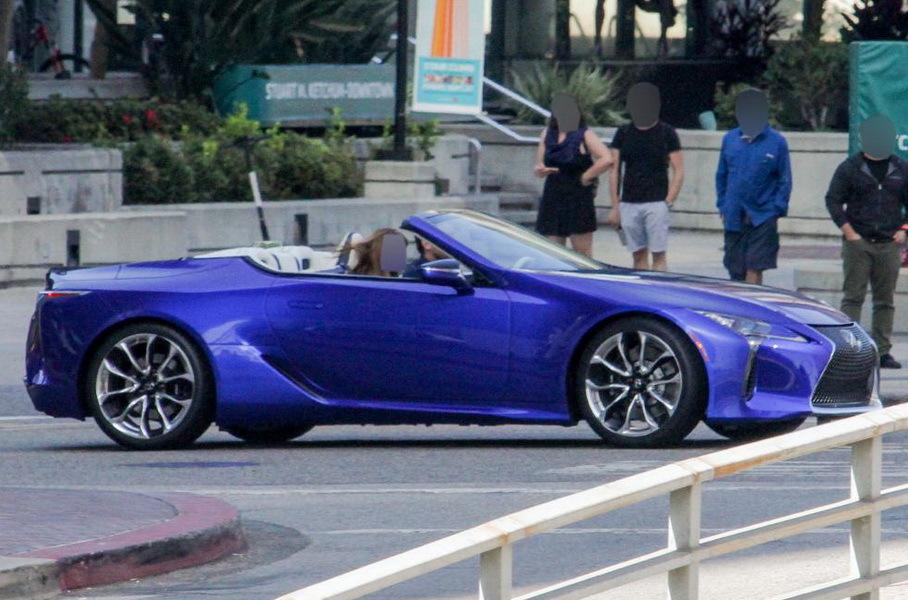 Серійний кабріолет Lexus LC розсекретився зовні