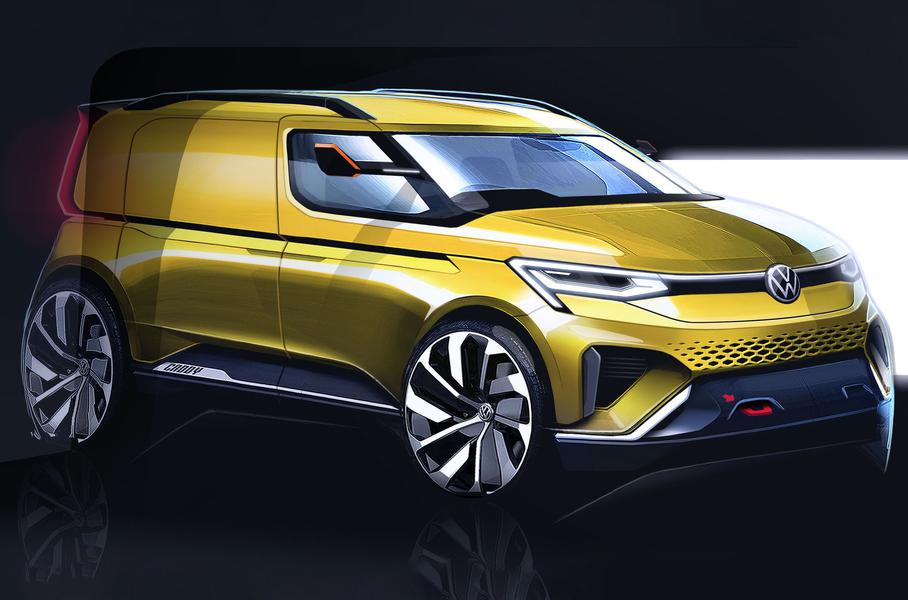 З'явився перший малюнок нового Volkswagen Caddy