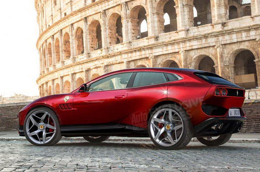 Перший кросовер Ferrari поступово розсекречується