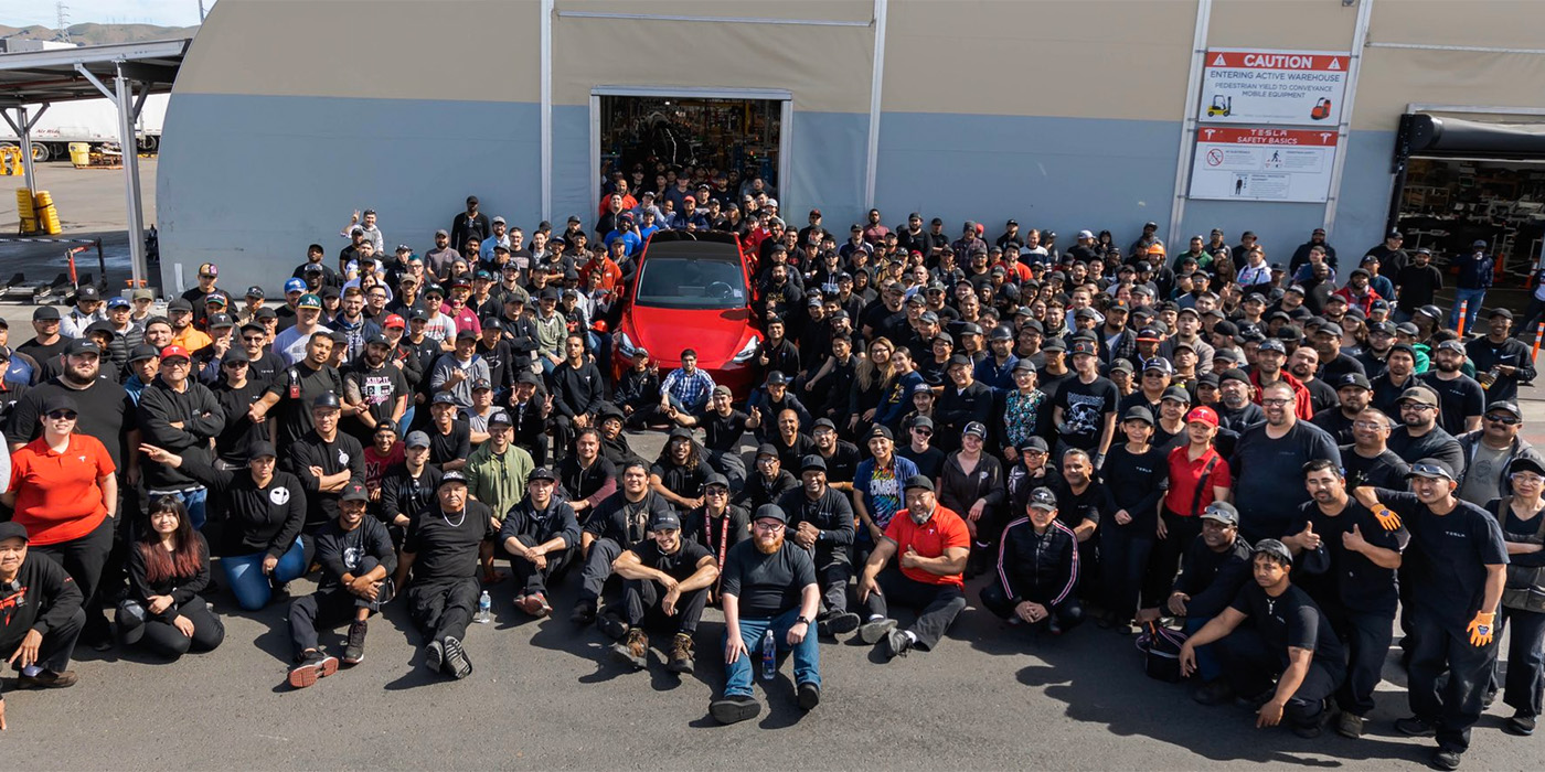 Випущено мільйонний електрокар Tesla