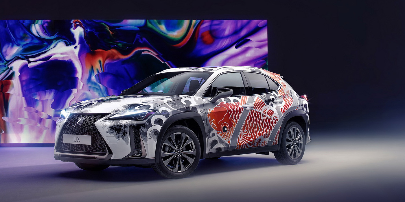 Lexus представив перший у світі авто з татуюваннями (ВІДЕО)