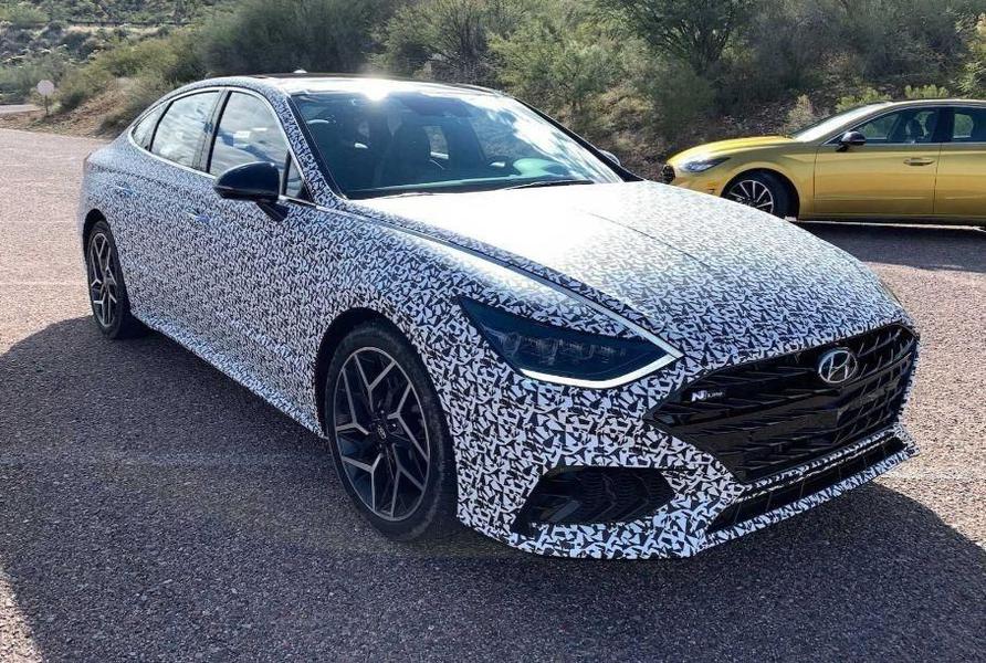Hyundai Sonata N Line розсекретила свою зовнішність