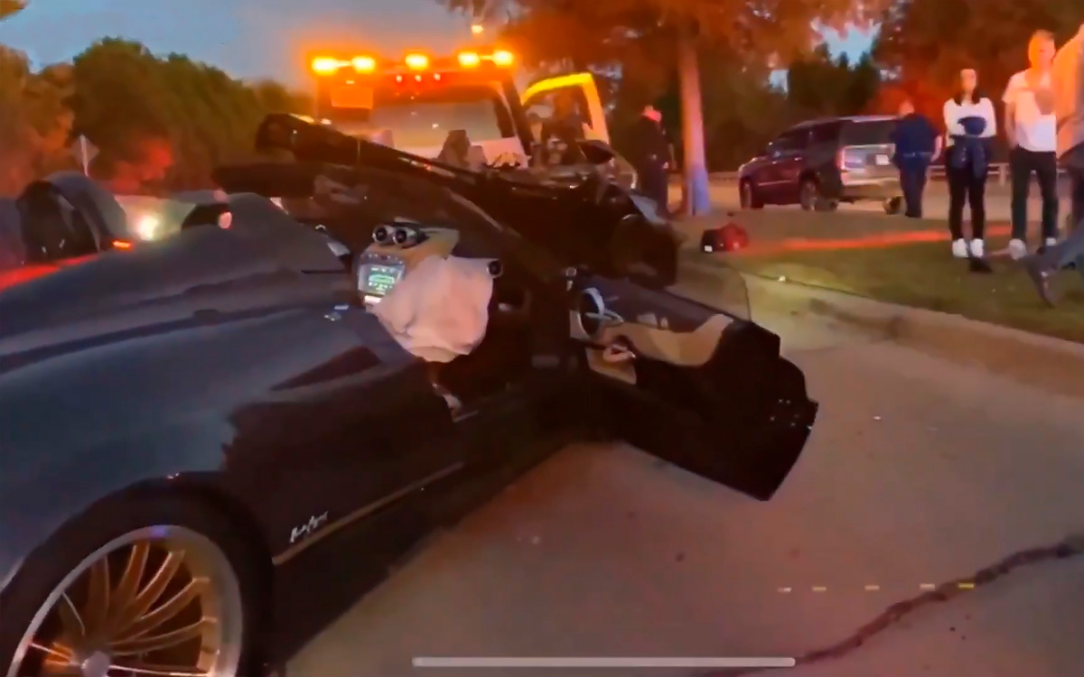 3,4-мільйонного суперкара Pagani Huayra розбили в США (Відео)