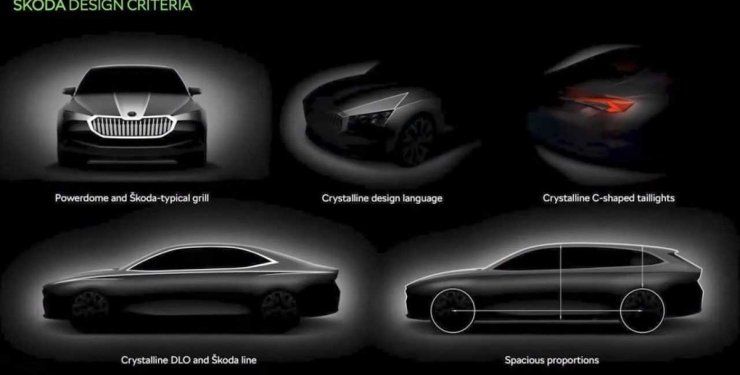 Нову Skoda Superb 2023 розсекретили на офіційних малюнках