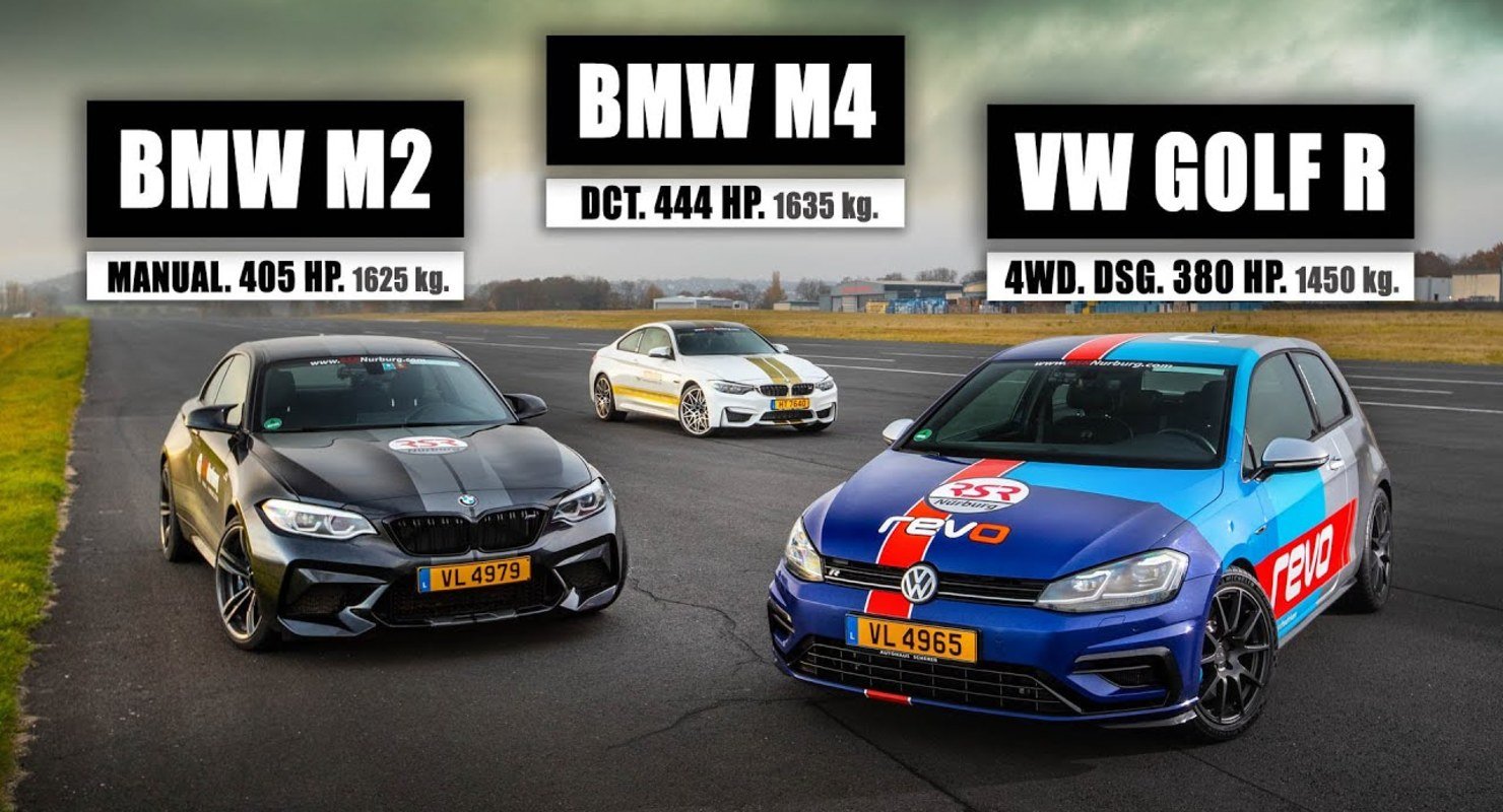 380-сильний Golf R посперечався проти стокових BMW (ВІДЕО)