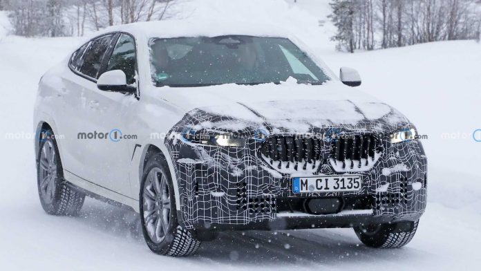 Оновлений BMW X6 проходить зимні тести
