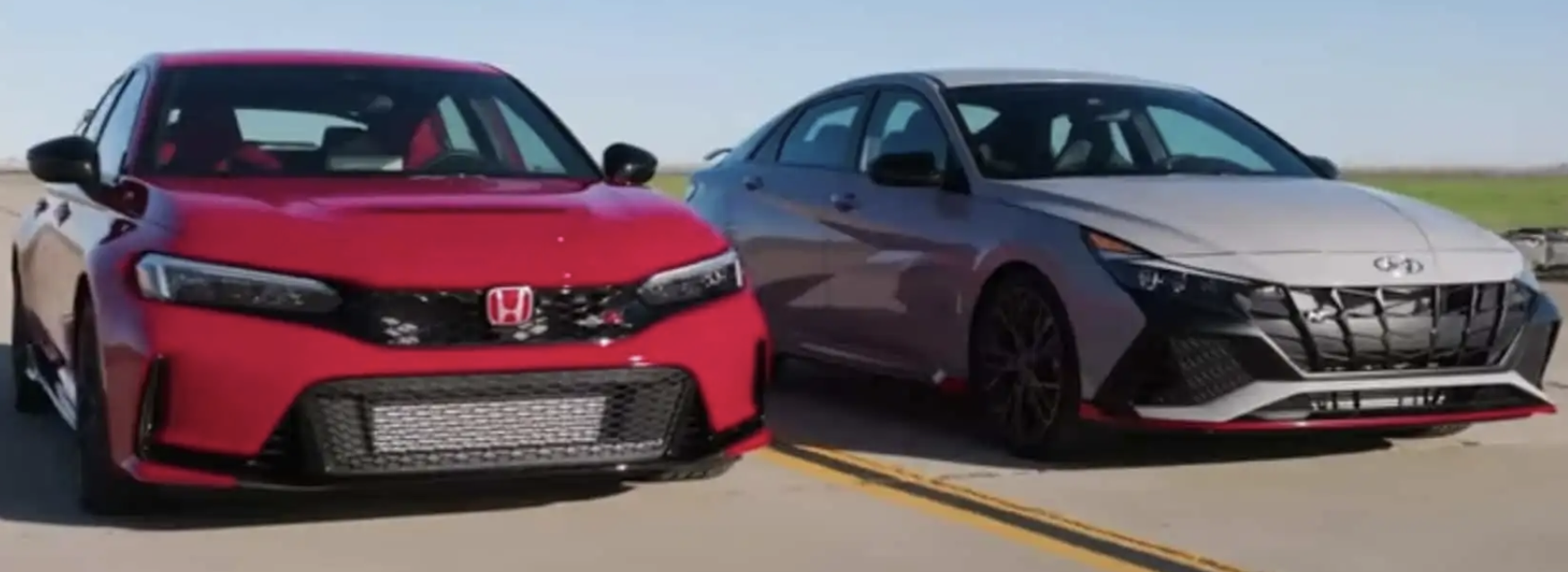 Hyundai Elantra N майже здолав Civic Type R у гонках (ВІДЕО)