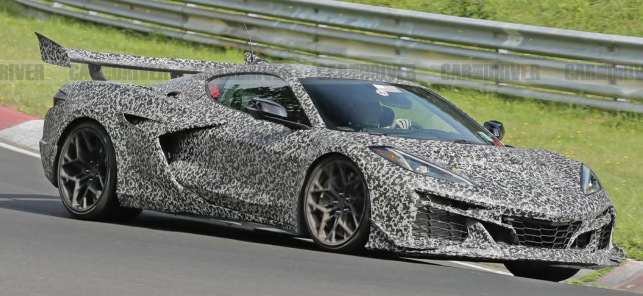 Chevy Corvette Zora: тестування з масивним спойлером та вражаючою потужністю понад 1200 