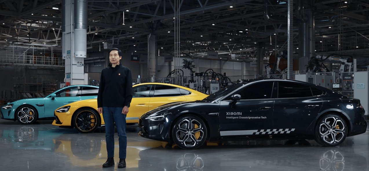 Xiaomi презентувала інноваційне шасі потужністю 2054 к.с. із активною підвіскою та 4-моторною системою