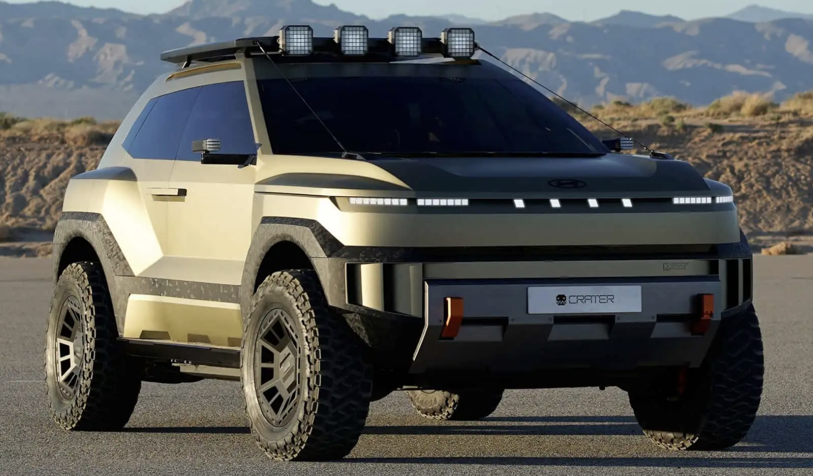 Hyundai представила Crater — новий електричний позашляховий концепт для лінійки XRT