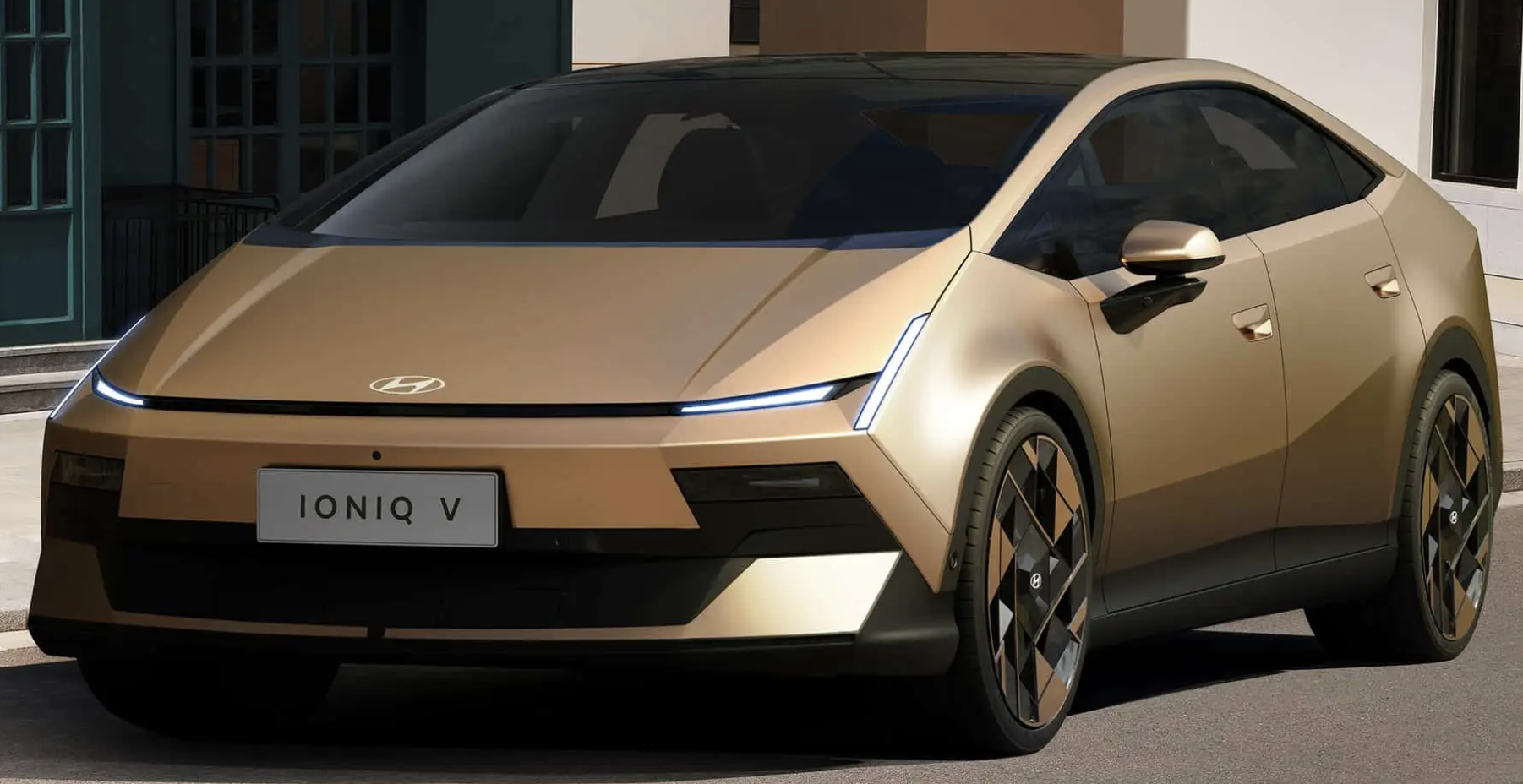 Hyundai представив новий Ioniq V: стильний електроседан із незвичним дизайном