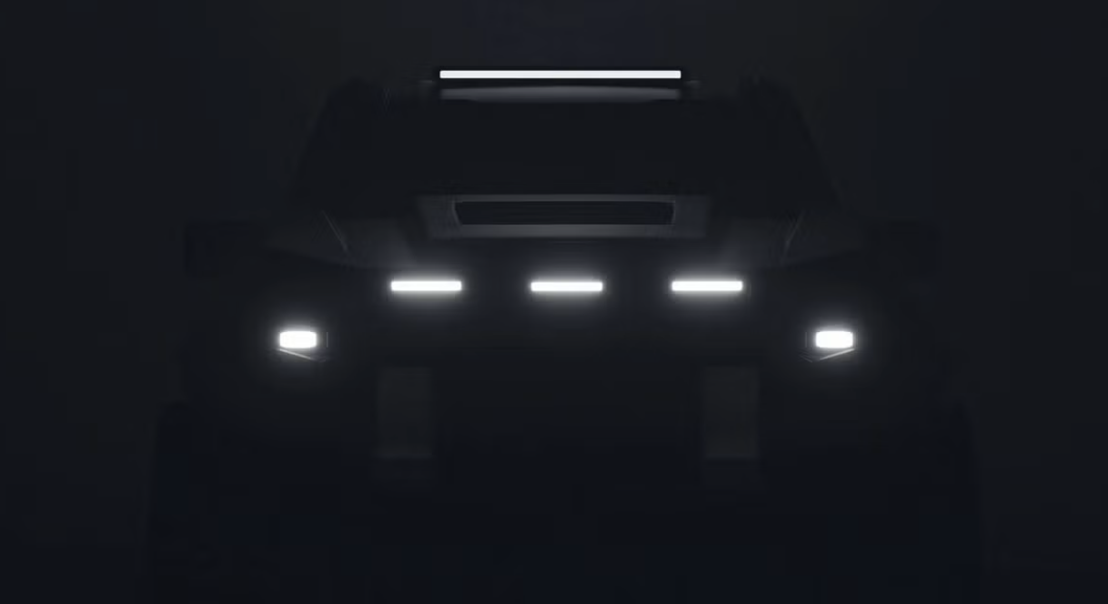 Rezvani показав тизер нового Fortress: 850-сильний пікап у стилі броньованого монстра