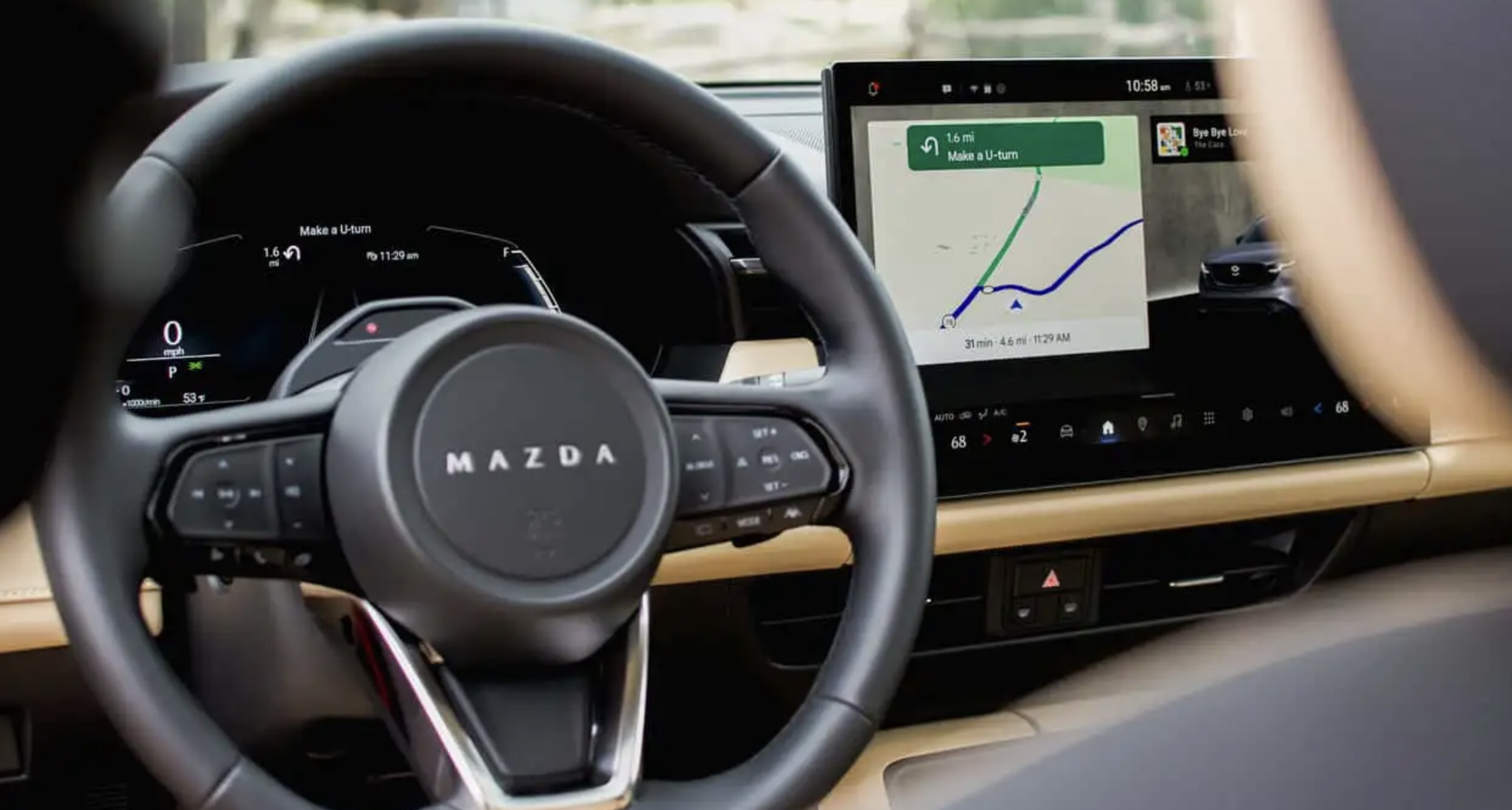 Mazda пояснила, чому великі сенсорні екрани безпечніші за фізичні кнопки