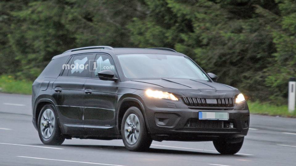Товарний Skoda Kodiaq потрапив в об'єктиви фотокамер