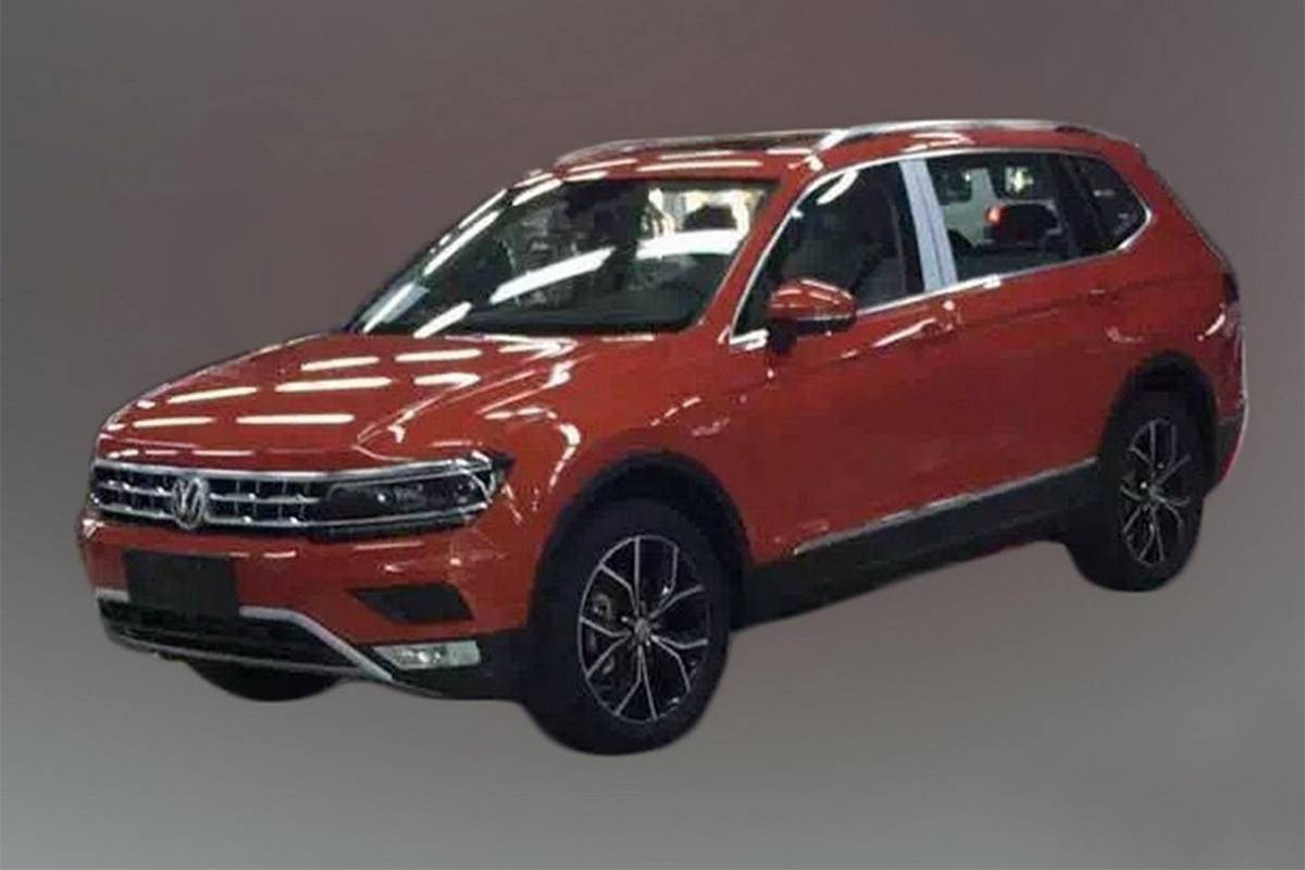 Дизайнерське рішення подовженого Volkswagen Tiguan достроково розсекречено