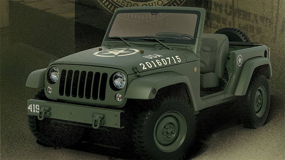 Jeep створив Wrangler в стилі 1-го Willys MB