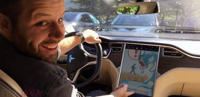 «Тесла» почала полювання на Покемонів