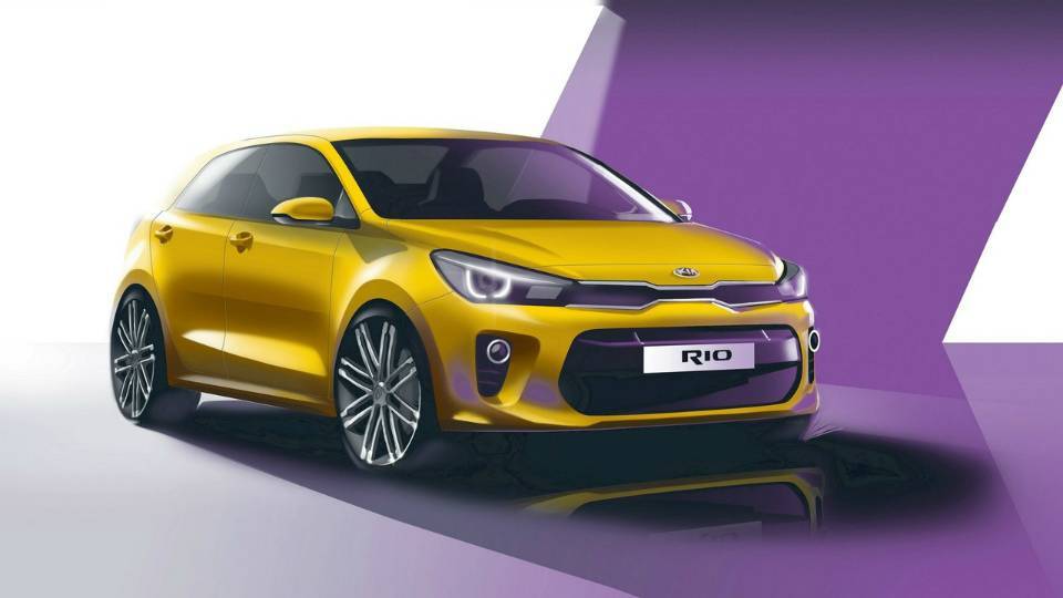 Kia продемонструвала дизайнерське рішення новенького Rio