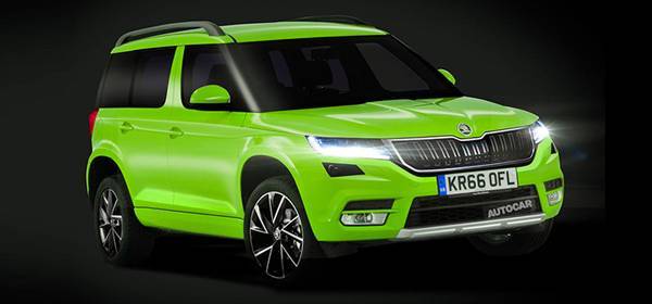 Skoda Yeti в новому виконанні нагадає Kodiaq