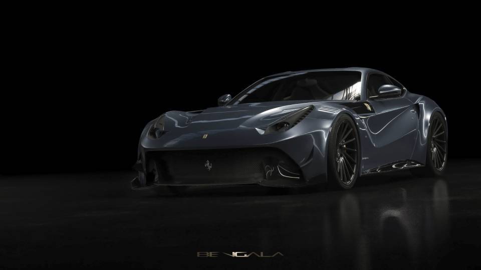Ательє Bengala переробить Ferrari F12 в багатогранний карбоновий продукт