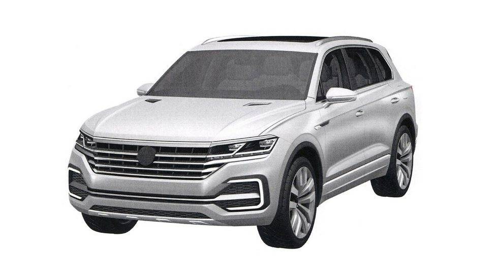 Достроково розсекречено дизайн нового покоління Volkswagen Touareg