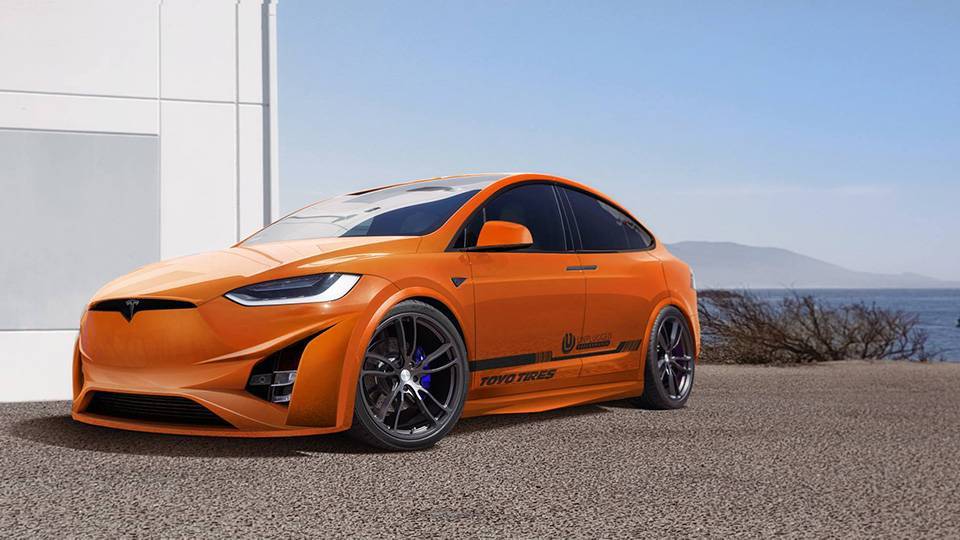 Карбоновий Tesla Model X з низьким профілем – новий тюнінгований болід