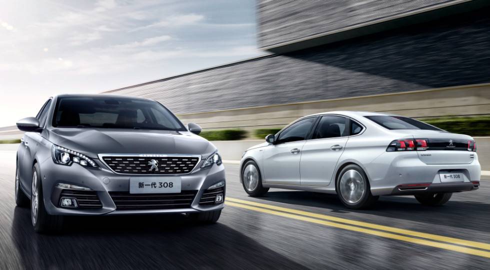 Для Китаю рассекречено седан Peugeot 308