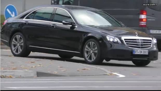 Mercedes-Benz S-Class в оновленому вигляді попався майже «голим»