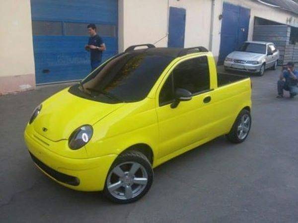 Український спеціаліст зібрав пікап на базі Daewoo Matiz