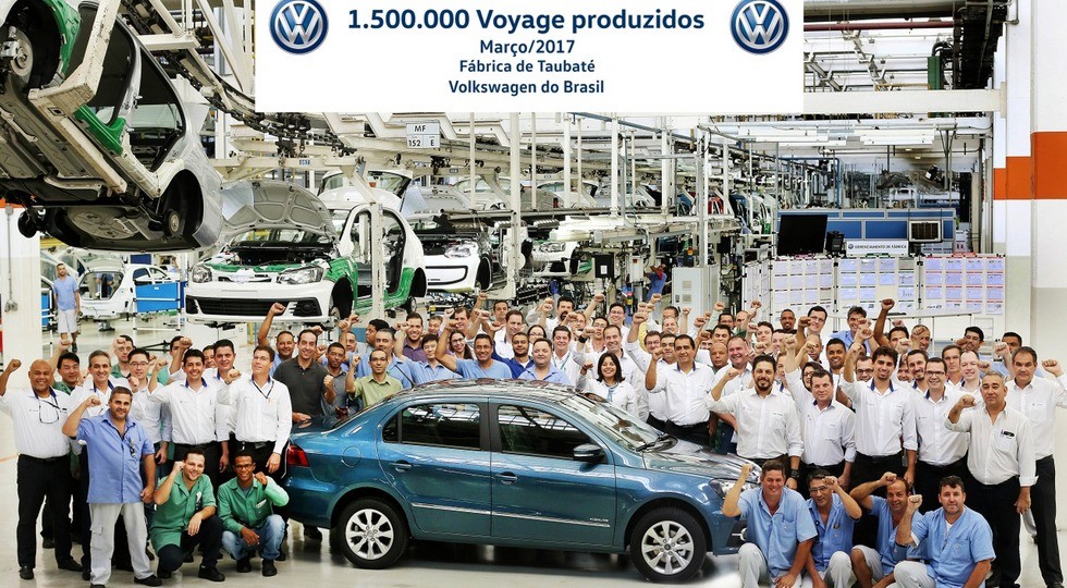 Бразильці зробили 1,5-мільйонний екземпляр Volkswagen Voyage