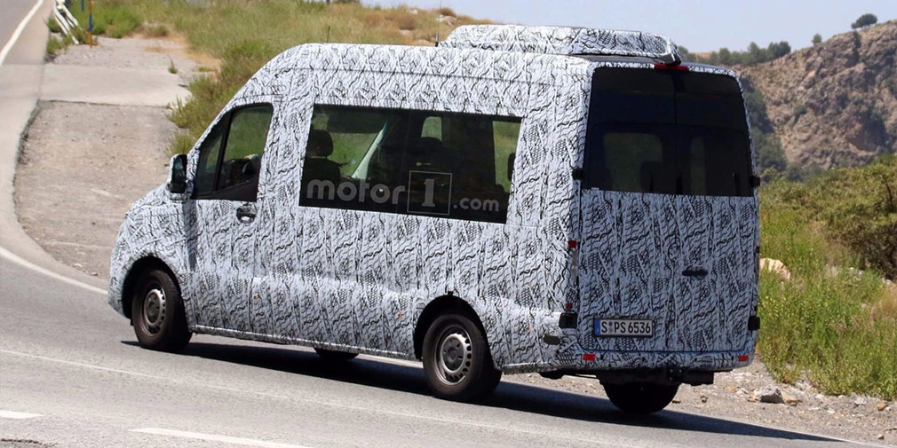 Mercedes-Benz Sprinter нової генерації вперше потрапив на випробування