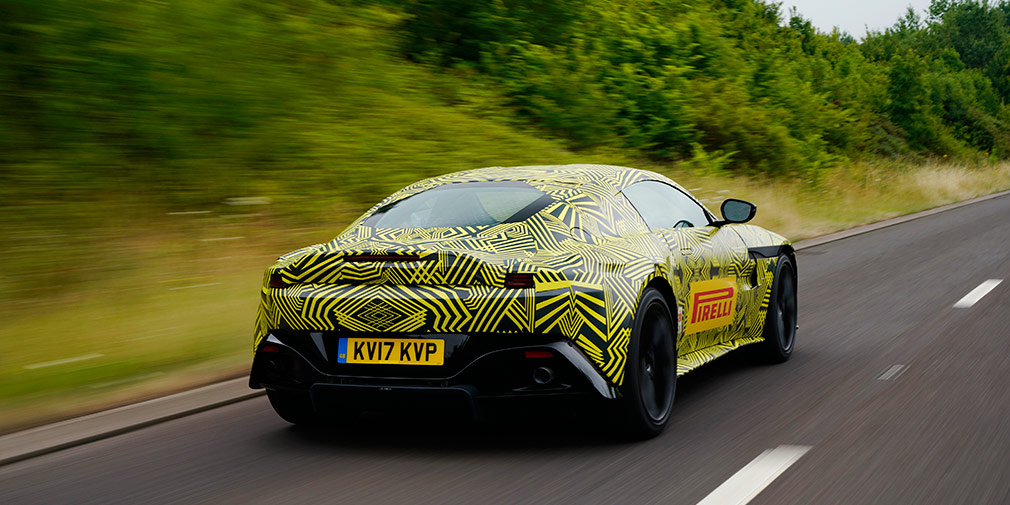 Aston Martin Vantage нового покоління попався на тестах