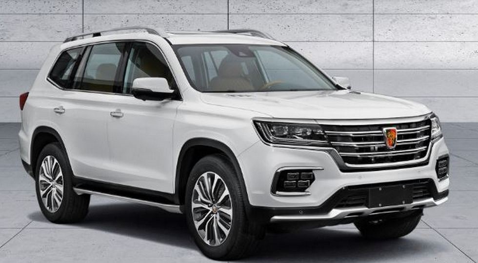 Позашляховик Roewe RX8 розсекречено на новому фото