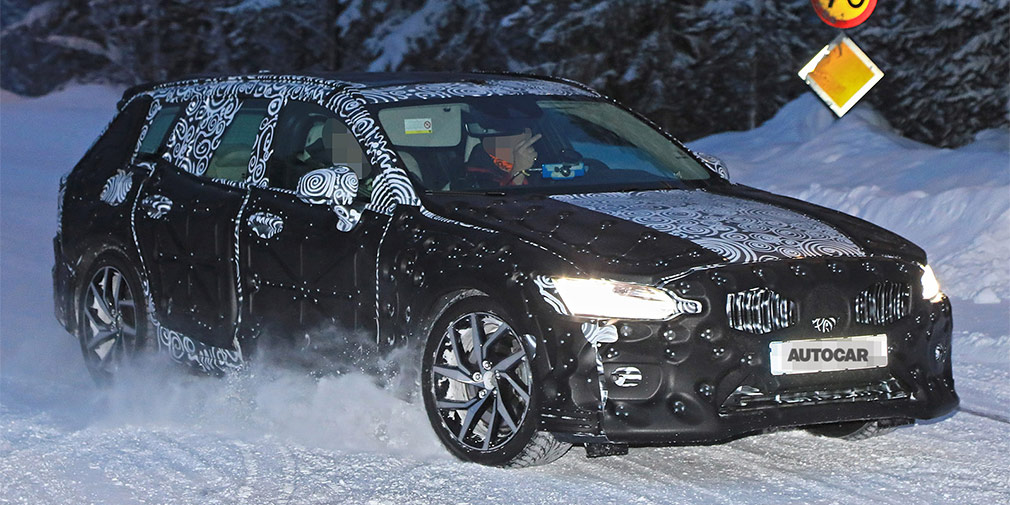 Нове покоління універсала Volvo V60 помічено на тестах