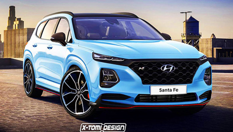 «Гарячий» Hyundai Santa Fe N очікується на 2018 рік